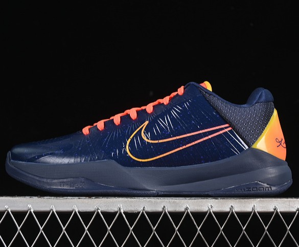 Nike Kobe 5 Protro Caitlin Clark Indiana Fever Blue IM3207-400 Midnight Navy/ Bright Crimson/ University Gold Sneaker